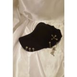 Şapka Kasket Şapka Spor Şapka Unisex Siyah Zincir Piercing Li Halkalı 01