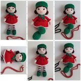 Şapkalı Bebek Amigurumi Organik Oyuncak