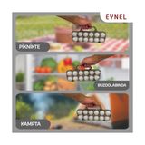 Saplı 12'li Yumurta Taşıma Kutusu, Plastik Buzdolabı Için Yumurtalık Pikniklik Pratik Yumurta Taşıma Kabı (Şeffaf, 1 Adet) - Kestane Akaju - Option-1