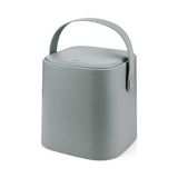 Saplı Iç Kovalı Tezgah Üstü Mutfak Çöp Kovası, 4 Litre, Kilitli Kapak, Click Kapak, 20X20X2