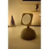 Sapphire 3D (İPHONE) Apple MagSafe Telefon Şarj Standı Şık Gümüş Gri Görünüm (SARJ ALETİ DAHİL DEĞİLDİR)
