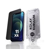 [SAPPHIRE CAM,KOLAY UYGULAMA SET] iPhone 11,XR ile Tam Uyumlu HAYALET EXTRA HD,Safir Cam, Aparat Seti,Ahize Korumalı,Tam Kaplayan, İnce Çerçeve,iPhone Ekran Koruyucu