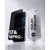 [SAPPHIRE CAM,KOLAY UYGULAMA SET] iPhone 17,16PRO ile Tam Uyumlu HAYALET EXTRA HD,Safir Cam, Aparat Seti,Ahize Korumalı,Tam Kaplayan, İnce Çerçeve,iPhone Ekran Koruyucu