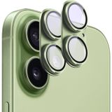 [SAPPHİRE FULL CAMERA GUARD] iPhone uyumlu Safir Kamera Lens Koruyucu [HD-AR-AF] Kılıf Dostu Metal 9H Temperli Cam Kamera Kapağı (Yeşil, iPhone 17/17 Plus)