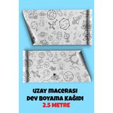 Sapphire OnlineStore Uzay Serüveni Dev Boyama Kağıdı 2.5 Metre - Rulo Aktivite Boyama Kağıdı