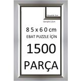 SAR PUZZLE ÇERÇEVESİ Sar Plus Gümüş 2000 Parça 96x68 Ebatında Piramit Modeli Puzzle Çerçevesi