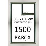 SAR PUZZLE ÇERÇEVESİ Sar Plus l GÜMÜŞ RENK 1500 Parça 85x60 Ebatında Piramit Modeli Puzzle Çerçevesi
