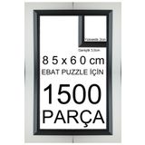 SAR PUZZLE ÇERÇEVESİ Sar Plus Siyah 2000 Parça 96x68 Ebatında Piramit Modeli Puzzle Çerçevesi