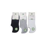 SARA DONNA Sara Donna 6 Çift Karışık Renk Dikişsiz Bambu Sneaker Görünmez Çorap Çok Renkli 36-40
