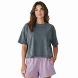 Sara Kadın Gri Günlük Stil T-Shirt 26YK0026-KGRI
