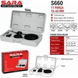 Sara S660 Buat Açma Panç Seti – 11 Parça, 19-64 mm