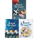 Sara Şahinkanat 3 Kitap Set / Üç Kedi Bir Minik + Üç Kedi Bir Dilek + Üç Kedi Bir Canavar