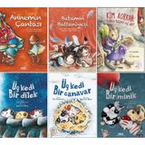 Sara Şahinkanat 6 Kitap Set - Üç Kedi Bir Minik + Annemin Çantası - Sara Şahinkanat