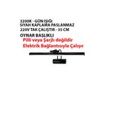 SARA Siyah Mat Gün Işığı (Sarı) Banyo Duvar Ayna Tablo Aydınlatması Flüt Aplik Kuğu Aplik Ledli Aplik