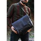 saraci leather craft Deri Erkek Çantası Evrak ve Laptop Çantası Özel Üretim