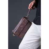 saraci leather craft Hakiki Deri Erkek Çanta, Askılı, Çapraz ve El Kullanımlı, Fermuarlı