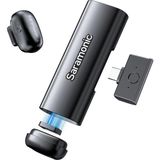 Saramonic Air Se Mikrofon Cep Telefonu, 48KHZ/24BIT, iPhone 15/16/17 Için Usb-C Mini Mikrofon, Android, Kablosuz Yaka Mikrofonu, Vlog, Yayın, Youtube, Röportaj Için Yaka Mikrofonu