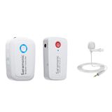 Saramonic Blink500 B1W Kar Beyazı Ultra Kompakt 2,4 GHz Kablosuz Mikrofon Sistemi, DSLR Kamera, Aynasız ve Akıllı Telefon Youtube Kayıt Vlogging için Lavalier ve Çift Kanallı Alıcı