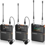 Saramonic K9 Profesyonel Uhf Kablosuz Mikrofon Seti: 32 Bit Kayan Kayıt, Zaman Kodu, 2x Mini Mikrofon, Uygulama Kontrolü, Xlr/jak/usb-C Çıkışları