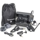 Saramonic Saramonıc Ultra 03 ( Rx9+Tx9+Tx9+2x Lavalıer Mıc.-Siyah Kablosuz Mikrofon