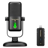 Saramonıc Sr-Mv2000w 139Sr-Mv2000w, Kablosuz, Usb, Multirenk, 2.4Ghz 60M, Profesyonel Mikrofon