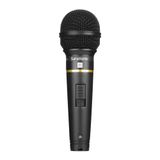 Saramonic SR-MV58 Profesyonel Dinamik El Mikrofonu Ön Cam, Mikrofon Klipsi ve XLR ile Vokallerin ve Stüdyo Kaydı için 1/4 inç Mikrofon Kablosu