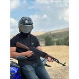 Saranostra Ak-47 Kalaşnikof Figür Gerçek Boy Dekor Oyuncak Siyah Renkli Detaylarla