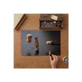 Şarap Mantarları ve Tirbuşon Tasarımı 240 Parça Ahşap Puzzle Ahşap Kutuda MP00130