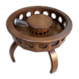 Şaraplık 18142 İçecek Saklama Kayın Masif Ağaç Natüre Ceviz Dekoratif El Yapımı