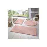 Sarar 3'lü Banyo Paspası Halısı Peluş Halı Klozet Takımı ---(YUVARLAK)