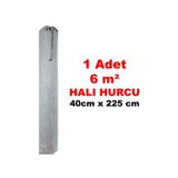 Sarar 6m² Halı Hurcu - Halı Kılıfı -gri Tele Kumaş - Bağcıklı Halı Hurcu- Halı Poşeti - Halı Ambalajı