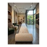 Sarar Aksu Fashion Antiq Halı Modern Kabartmalı Krem Kaymaz Taban Salon Hol, Koridor Mutfak Yıkanabilir Jel Kesme Yolluk