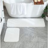 Sarar Black Diamond Home Banyo Paspası 60X120/40X60 - Beyaz - gri