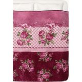 Sarar Çift Kişilik Battaniye 4 kg - Pembe - 200 x 240 cm - Pembe - Kahverengi