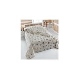 Sarar Çift Kişilik Vizon Battaniye 4kg (Vals) - 200 x 240 cm - Kahverengi