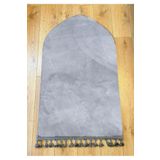 Sarar Elegans Halı Kaymaz Taban Yıkanabilir Süngerli Yumuşak Peluş Seccade 70x120cm