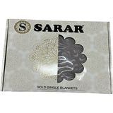 Sarar Gold Battaniye Tek Kişilik - 160 x 220 cm - Gri