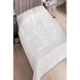 Sarar Gold Embos Çift Kişilik Battaniye Ekru - 220 x 240 cm