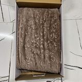 Sarar Gold Embos Çift Kişilik Battaniye Koyu Vizon - 220 x 240 cm