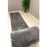 Sarar Gri Peluş Post Halı Modern Yolluk Model 1 MSEVDİZ-SARAR-Y-M1