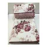Sarar Gül Modern Desen Çift Kişilik Battaniye 4 Kg Yıkanabilir Peluş Kalın Battaniye