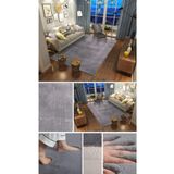 SARAR HALI Sarar Sürpriz Ev Tekstil Antrasit Gri Post Peluş Yıkanabilir Halı bgm6571