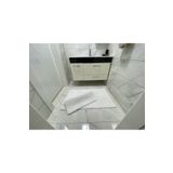 Sarar Peluş Banyo Paspası Takımı 2'li Küçük Boy Jel Kaymaz Taban Post - - Beyaz SARARPAS1122