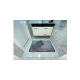 Sarar Peluş Banyo Paspası Takımı 2'li Küçük Boy Jel Kaymaz Taban Post - - Gri SARARPAS1123