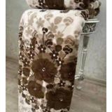 Sarar Süper Soft Tek Kişilik Kahverengi Vizon Battaniye 160 x 220 cm Sr 432 Yumuşak Antibakteriyel Doku - Acı Kahve