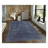 Sarar Tavşantüyü Kaymaz Taban Kesme Antrasit Post 200x300 cm Yolluk