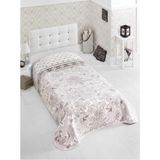 Sarar Tek Kişilik Polyester Battaniye - 160 x 220 cm - Kahverengi