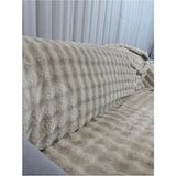 Sarar Yeni Nesil Bubble Peluş Koltuk Örtüsü Pofuduk Yumoş - 175 x 215 cm - Bej