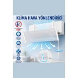 Saravita Alfagift Klima Hava Yönlendirici Aparat Split Klima Uyumlu Ayarlanabilir Hava Deflektörü 90 cm