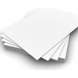 Saray 10 Adet Amerikan Bristol Kağıt 50 x 70 cm 190 gr - Beyaz